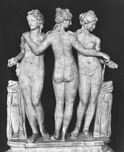 Le tre Grazie, copia di un originale greco del II secolo a.C.